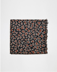 Yohji Yamamoto Leopard Print Scarf
