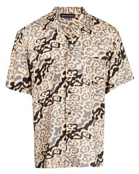 Vision Of Super Leopard Print Short Sleeve Shirt