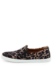 Jimmy Choo Demi Spotted Calf Hair Sneaker Leopard