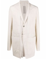 Rick Owens Notched Lapels Single Breasted Blazer