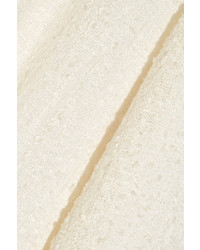 The Row Pamie Linen Blend Boucl Coat Ivory