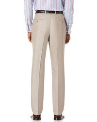 Perry Ellis Slim Fit Broken Twill Linen Suit Pant
