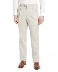 Berle Pleat Front Linen Pants