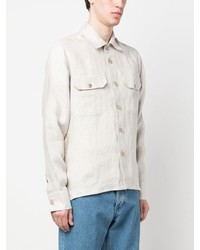 Eleventy Button Up Linen Shirt