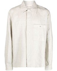 Nick Fouquet Decorative Stitching Linen Shirt
