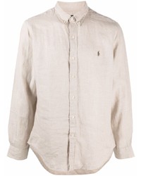 Polo Ralph Lauren Embroidered Logo Long Sleeve Shirt