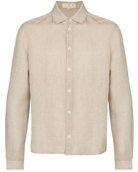 SMR Days Embroidered Long Sleeve Linen Shirt