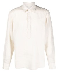 Aspesi Half Button Linen Shirt