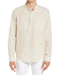 Treasure & Bond Linen Cotton Popover Shirt