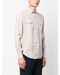 Eleventy Long Sleeve Button Up Shirt