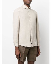 Fay Long Sleeve Linen Shirt