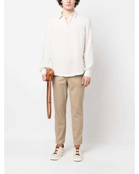 Barena Long Sleeve Linen Shirt