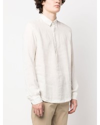 Barena Long Sleeve Linen Shirt