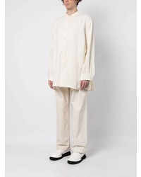 Hed Mayner Long Sleeve Linen Shirt