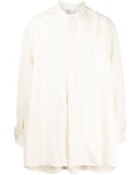 Hed Mayner Long Sleeve Linen Shirt