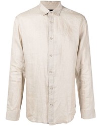 Armani Exchange Long Sleeved Linen Shirt