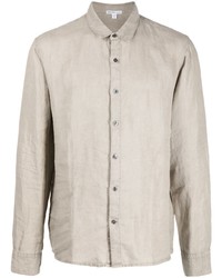 James Perse Long Sleeved Linen Shirt
