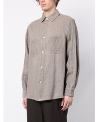 Hed Mayner Longsleeved Linen Shirt
