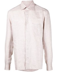 Kiton Pocketed Linen Shirt