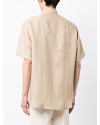 Brioni Regular Fit Linen Shirt