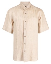Brioni Regular Fit Linen Shirt