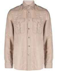 Brunello Cucinelli Two Pocket Long Sleeved Shirt
