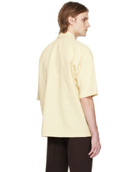 Jil Sander Yellow Half Zip Shirt