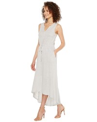 Heather Grace Linen Grecian Maxi Dress Dress