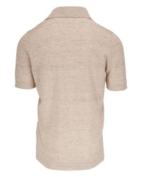 Brunello Cucinelli Linen Blend Polo Shirt