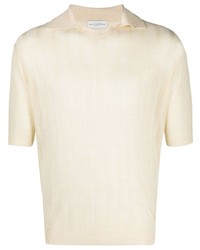 Ballantyne Ribbed Linen Polo Shirt