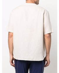 Giorgio Armani Collarless Linen Shirt