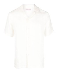 Orlebar Brown Hibbert Short Sleeve Linen Shirt