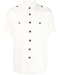 PT TORINO Short Sleeve Linen Shirt