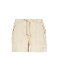 Exclusives New Look Stone Linen Mix Shorts