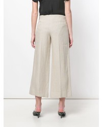Theory Wide Legged Cropped Trousers