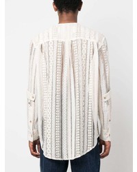 Andersson Bell Asymmetric Lace Tunic Shirt