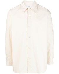 Lemaire Asymmetric Long Sleeve Cotton Shirt