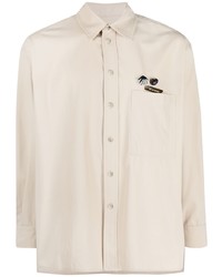 Song For The Mute Badge Detail Button Up Shirt