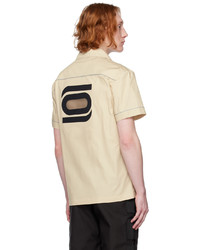 Olly Shinder Beige Button Shirt