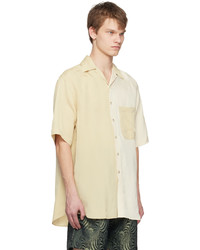 Song For The Mute Beige Oversized Shirt