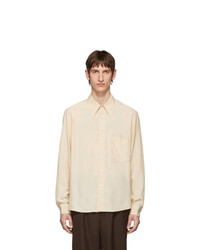 Lemaire Beige Satin Shirt