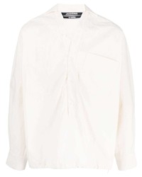 Jacquemus Button Placket Cotton Shirt