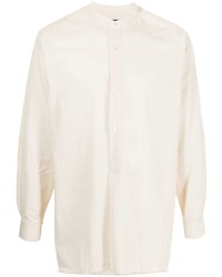 Emporio Armani Checked Mandarin Collar Shirt