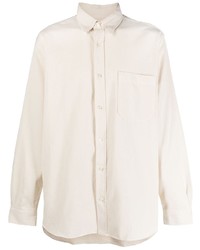 Closed Chest Patch Pocket Detail Shirt