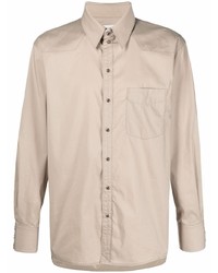 Lemaire Chest Pocket Collared Long Sleeve Shirt