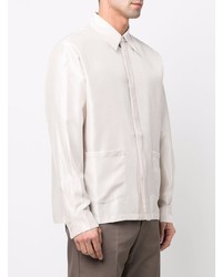 Acne Studios Contrast Stitching Long Sleeve Shirt