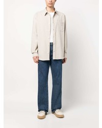 A.P.C. Cotton Blend Long Sleeve Shirt