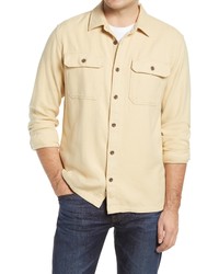 Patagonia Dye Fjord Flannel Button Up Organic Cotton Shirt In Beige At Nordstrom
