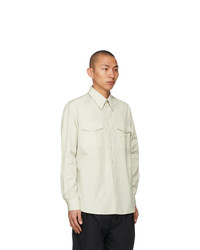Lemaire Green Military Shirt