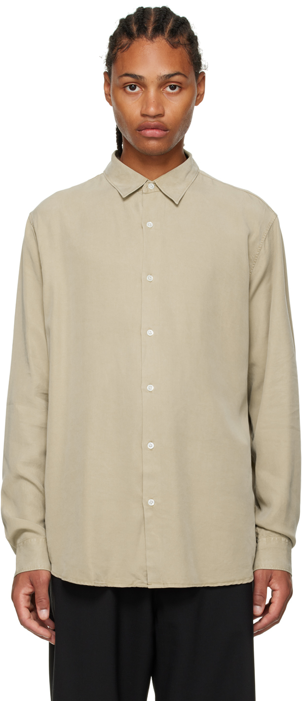 Hope Khaki Air Clean Shirt, $215 | SSENSE | Lookastic